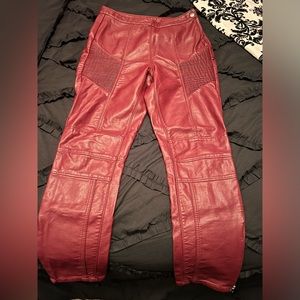 Free People Leather Pants